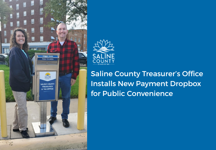 Saline County Treasurer’s Office Installs New Payment Dropbox for Public Convenience - News Image